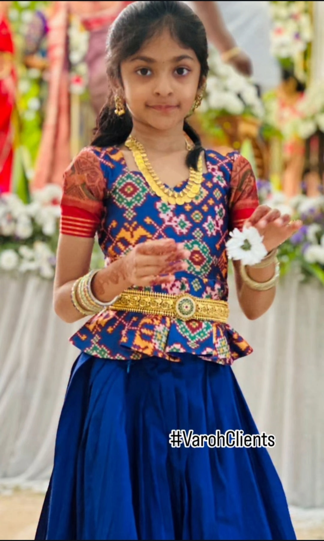 Patola Raw Silk Lehenga