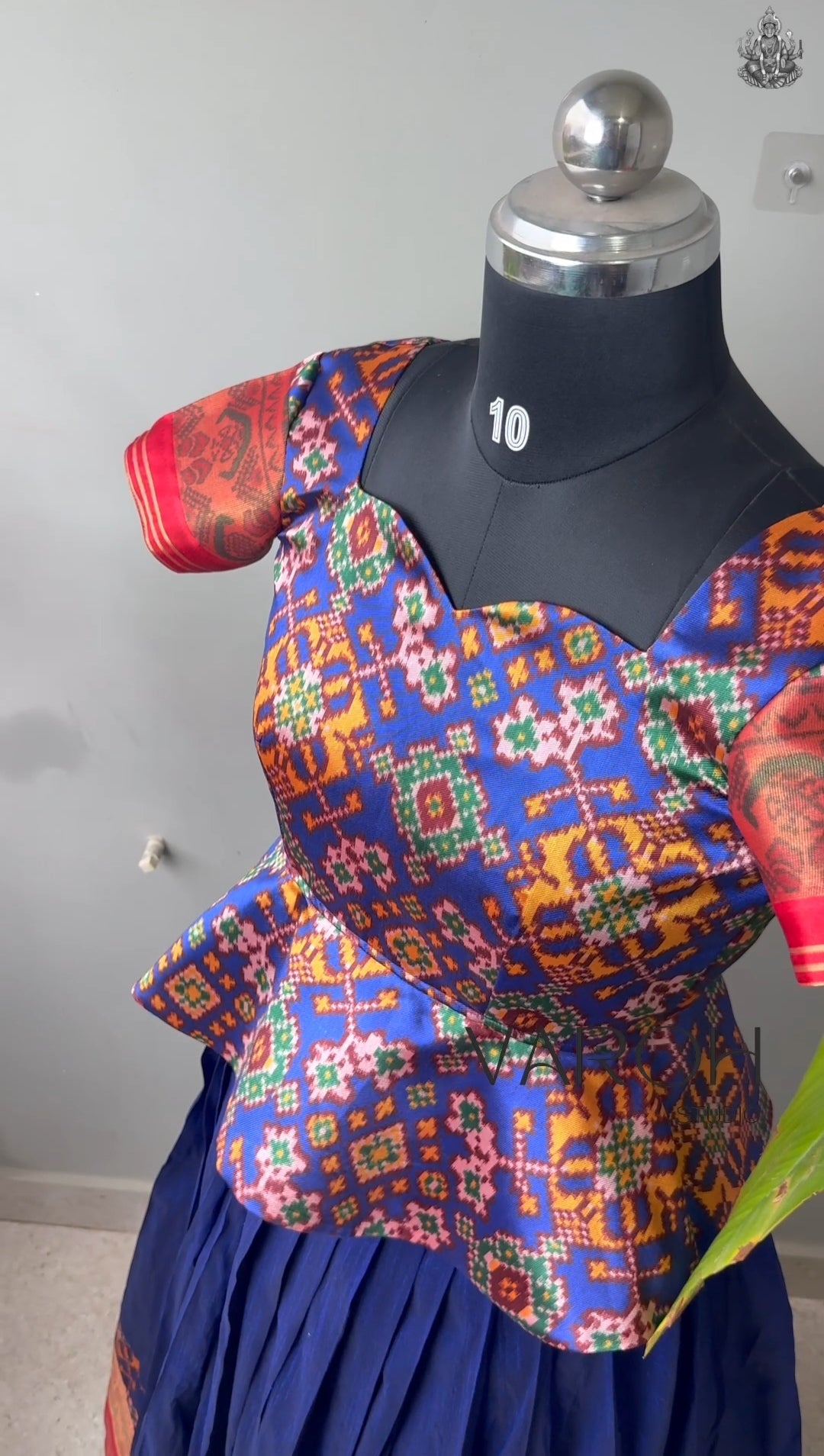 Patola Raw Silk Lehenga