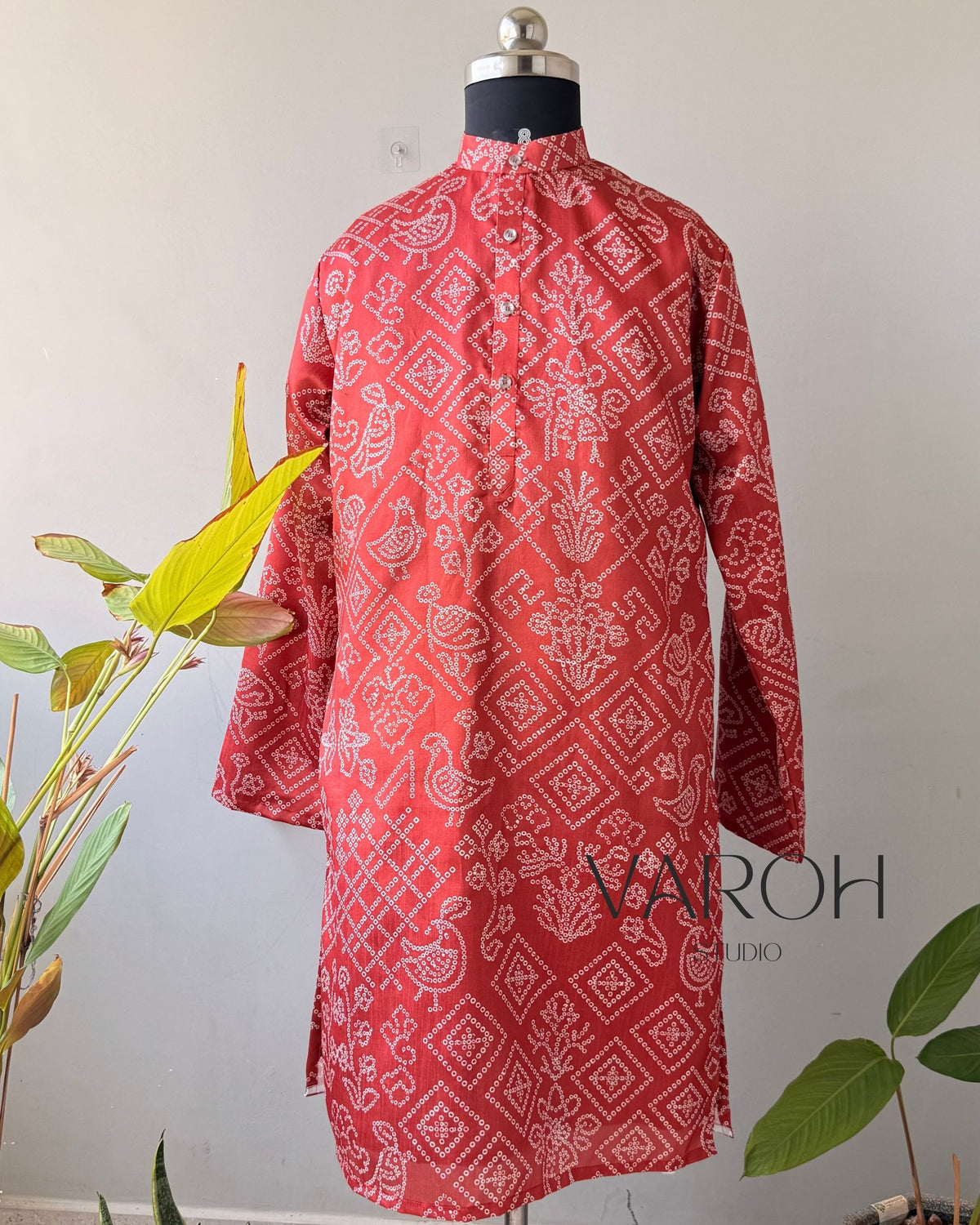 Bandini Rust Orange Kurta