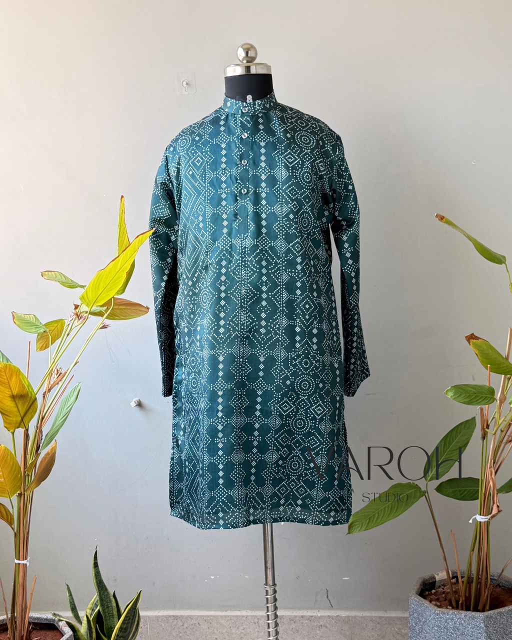 Bandini Teal Blue Kurta