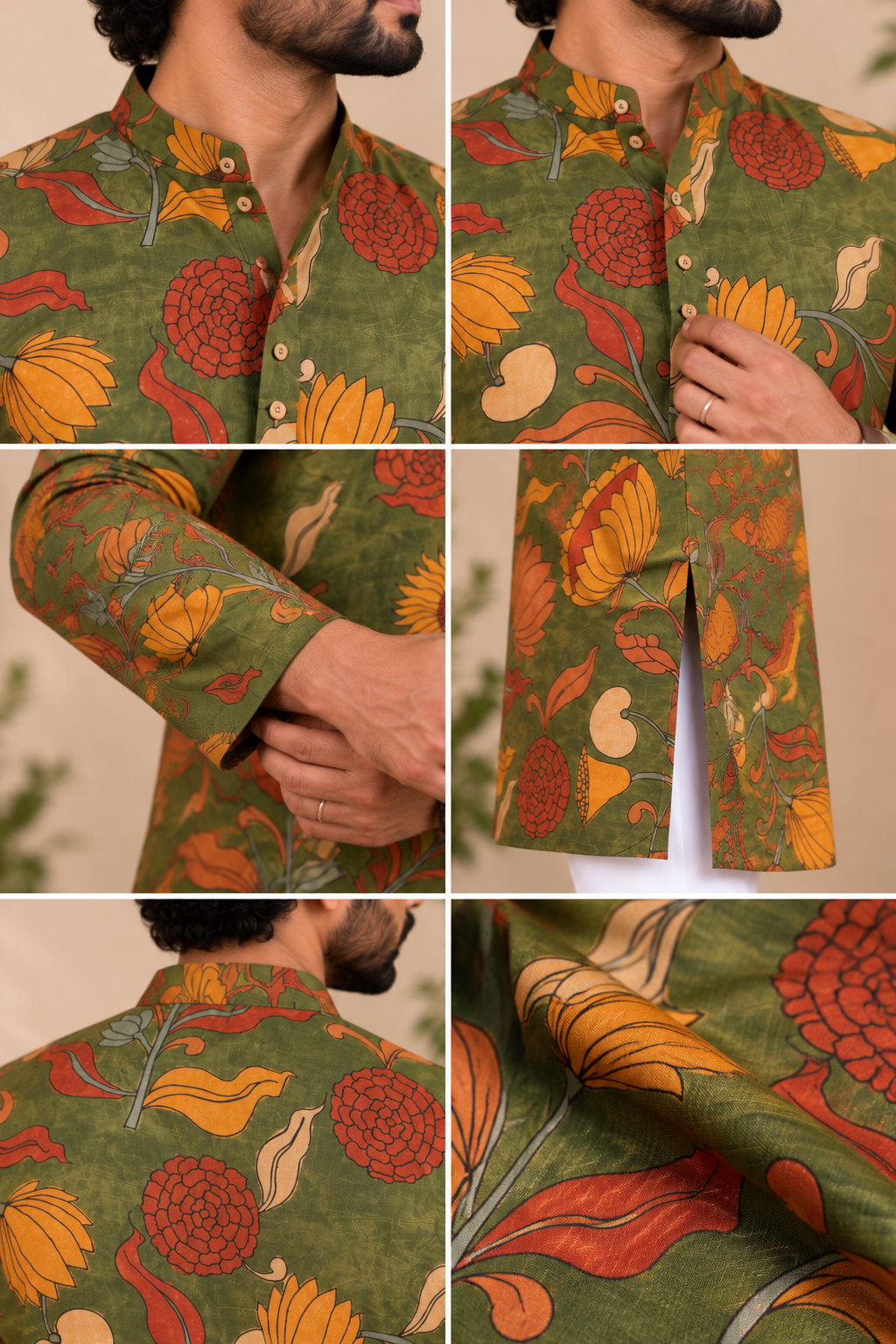 Vanam Floral Kalamkari Kurta