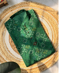Emerald Green Ikat Men’s Kurta
