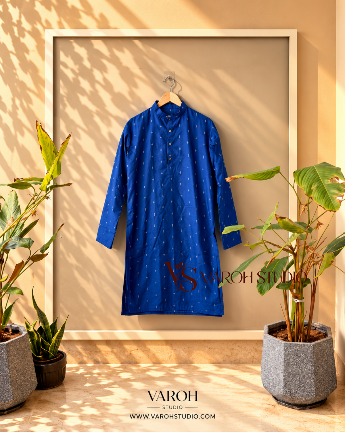Royal Blue Rawsilk