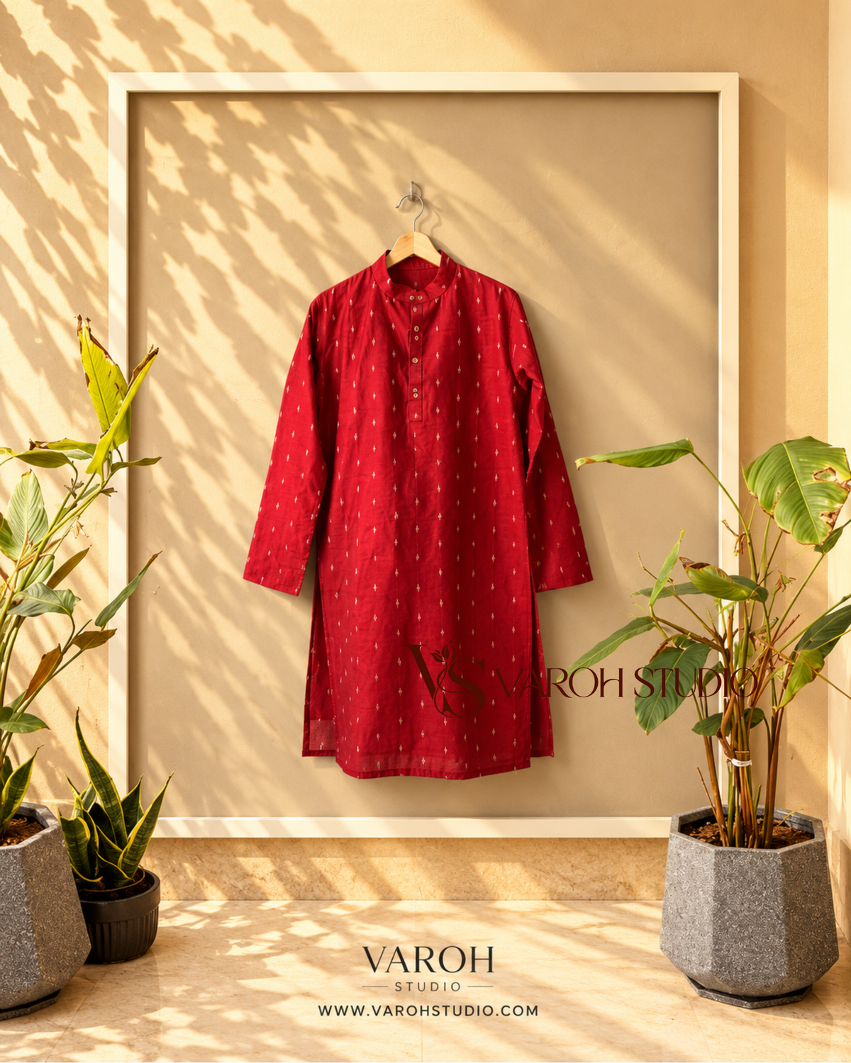 Red Rawsilk