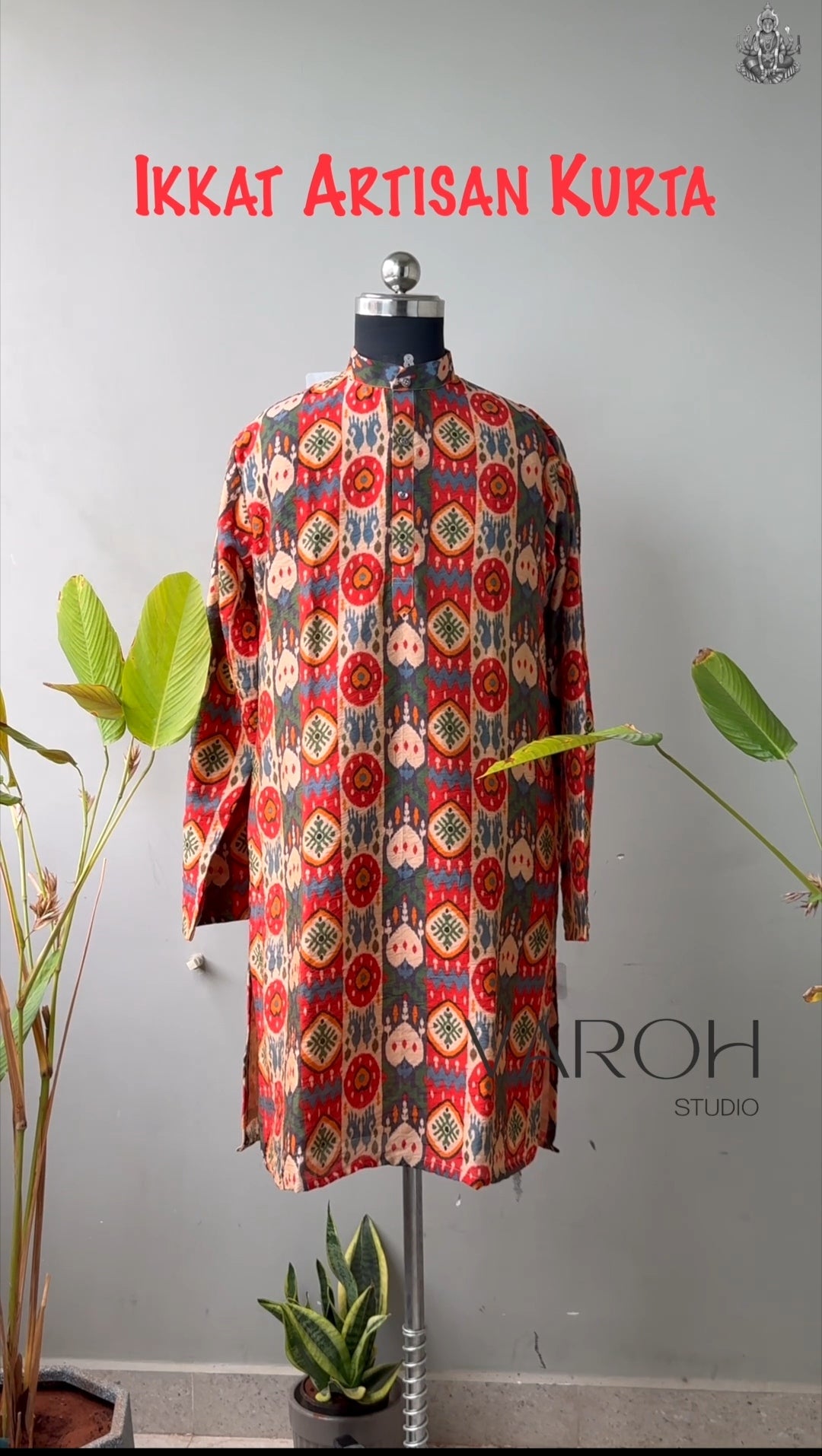Ikat Artisan Elegant Kurta